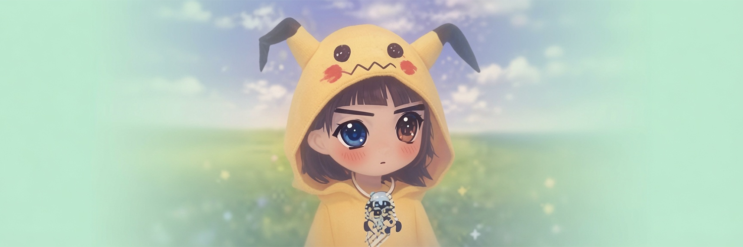 ZHOOD banner — character in yellow hoodie
